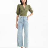 Veronica Beard - Coralee Puff-Sleeve Tee