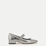 Veronica Beard - Cade Metallic Mary Jane Ballet Pump