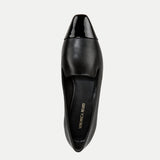 Veronica Beard - Cecile Leather Cap - Toe Loafer