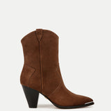 Veronica Beard - Cody Suede Western Bootie
