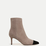 Veronica Beard - Lisa Cap-Toe Mid-Heel Bootie