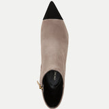 Veronica Beard - Lisa Cap-Toe Mid-Heel Bootie