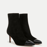 Veronica Beard - Lisa Cap-Toe Mid-Heel Bootie