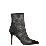 Veronica Beard - Lisa Rhinestone Mesh Bootie