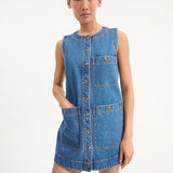Veronica Beard - Oakley Denim Minidress