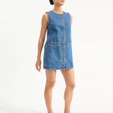 Veronica Beard - Oakley Denim Minidress