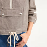 Veronica Beard - Kaeli Striped Pullover Jacket