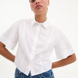 Veronica Beard - Claire Cropped Shirt