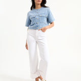 Veronica Beard - Elias Denim Short Sleeve Jacket