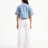 Veronica Beard - Elias Denim Short Sleeve Jacket