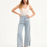 Veronica Beard - Taylor Cropped Wide-Leg Jean