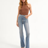 Veronica Beard - Cameron Raw Hem Bootcut Jean