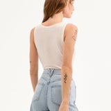 Veronica Beard - Harrison Cotton Henley Tank Top