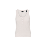 Veronica Beard - Harrison Cotton Henley Tank Top