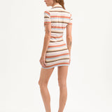Veronica Beard - Bailey Striped Polo Minidress