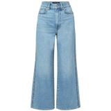 Veronica Beard - Taylor Scalloped Cropped Wide-Leg Jean