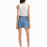 Veronica Beard - Nessie Denim Drawstring Short