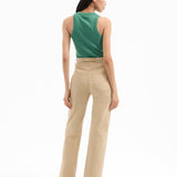 Veronica Beard - Heather Straight-Leg Twill Pant