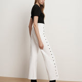 Veronica Beard - Taylor Studded Wide-Leg Jean
