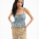 Veronica Beard - Erving Floral Peplum Top