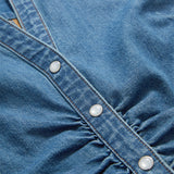 Veronica Beard - Sera Ruched Denim Shirt