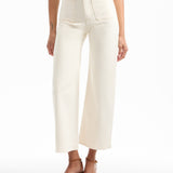 Veronica Beard - Grant Cropped Wide-Leg Jean