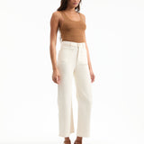 Veronica Beard - Grant Cropped Wide-Leg Jean