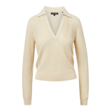 Veronica Beard - Issa Knit Long-Sleeve Polo