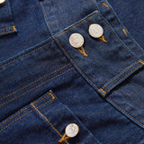 Veronica Beard - Taylor Patch-Pocket Wide-Leg Jean