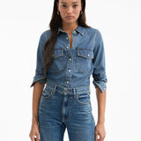 Veronica Beard - Noah Denim Button-Down Shirt