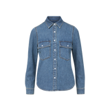 Veronica Beard - Noah Denim Button-Down Shirt