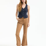 Veronica Beard - Hoorne Button-Down Tank Top