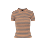 Veronica Beard - Pruitt Striped Ribbed Tee