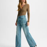 Veronica Beard - Taylor Wide-Leg Chaps Jean