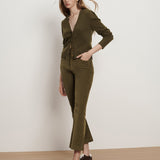 Veronica Beard - Carson Corduroy Kick-Flare Pant