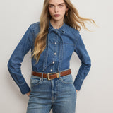 Veronica Beard - Gabby Denim Button-Down Shirt