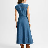 Veronica Beard - Honora Denim Midi Shirtdress