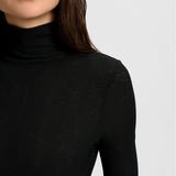 Veronica Beard - Wyeth Ribbed Turtleneck Top