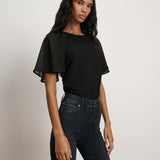 Veronica Beard - Arisa Chiffon-Sleeve Blouse