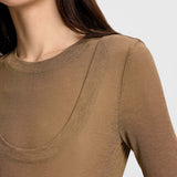 Veronica Beard - Neita Ribbed Crewneck Top