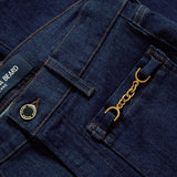 Veronica Beard - Beverly Chain-Pocket Skinny-Flare Jean