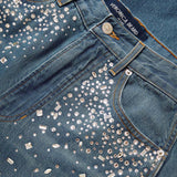 Veronica Beard - Kasey Crystal Wide-Leg Jean