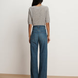 Veronica Beard - Kasey Crystal Wide-Leg Jean