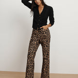 Veronica Beard - Taylor Leopard Wide-Leg Jean