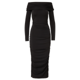 Veronica Beard - Tinette Off-The-Shoulder Midi Dress