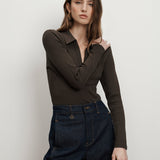 Veronica Beard - Kearney Long-Sleeve Polo