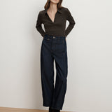 Veronica Beard - Kearney Long-Sleeve Polo