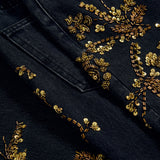 Veronica Beard - Daniela Embellished Straight-Leg Jean