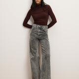Veronica Beard - Mylie Mock-Neck Top