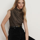 Veronica Beard - Mylie Mock-Neck Tank Top